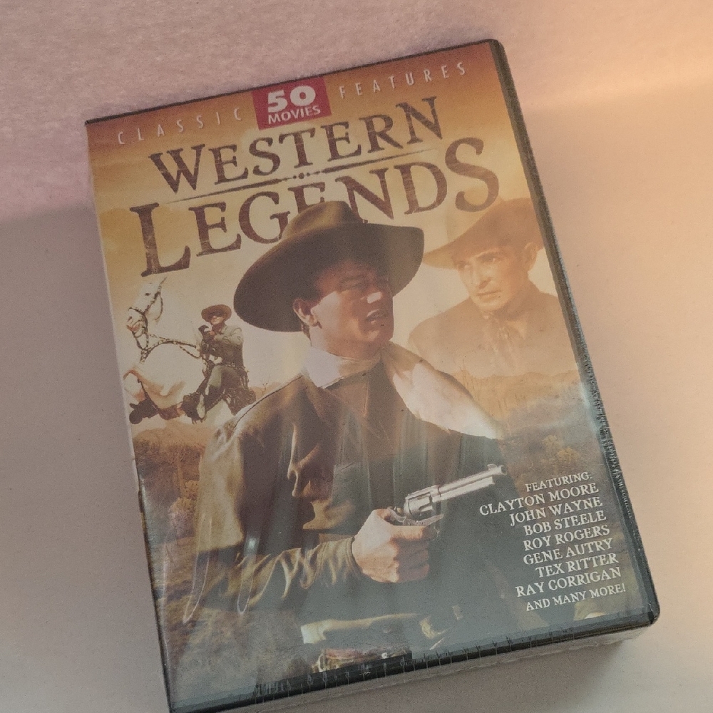 Western Legends DVD Collection of 50 Classic Featutes NEW